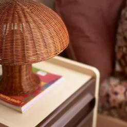 HK Living Lampe De Table Rotin - ? 34 cm x 30 cm > Lampes De Table