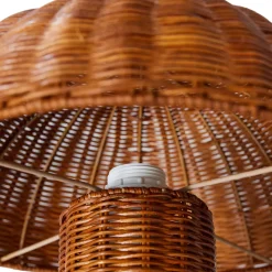 HK Living Lampe De Table Rotin - ? 34 cm x 30 cm > Lampes De Table
