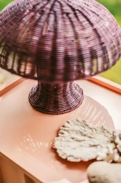 HK Living Lampe De Table Rotin - ? 34 cm x 30 cm > Lampes De Table