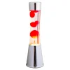 Sélectionné par Fleux Lampe à lave - Rouge / Argent > Lampes De Table