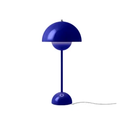 And Tradition Lampe à poser Flowerpot VP3 - Bleu Cobalt > Lampes De Table