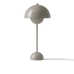 And Tradition Lampe à poser Flowerpot VP3 by Verner Panton - Gris beige > Lampes De Table