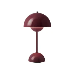 And Tradition Lampe à poser Flowerpot VP9 Sans fil - Dark Plum > Lampes De Table
