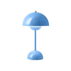 And Tradition Lampe à poser Flowerpot VP9 Sans fil - Bleu swim > Lampes De Table