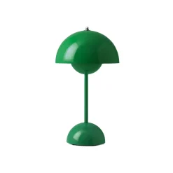 And Tradition Lampe à poser Flowerpot VP9 Sans fil - Signal Green > Lampes De Table
