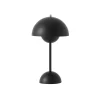 And Tradition Lampe à poser Sans Fil Flowerpot VP9 - Noir Mat > Lampes De Bureaux|Lampes De Table