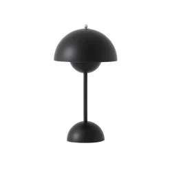 And Tradition Lampe à poser Sans Fil Flowerpot VP9 - Noir Mat > Lampes De Bureaux|Lampes De Table
