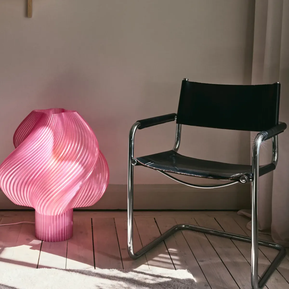 Crème Atelier Lampe Soft Serve Mega - Rose Sorbet > Lampes De Table