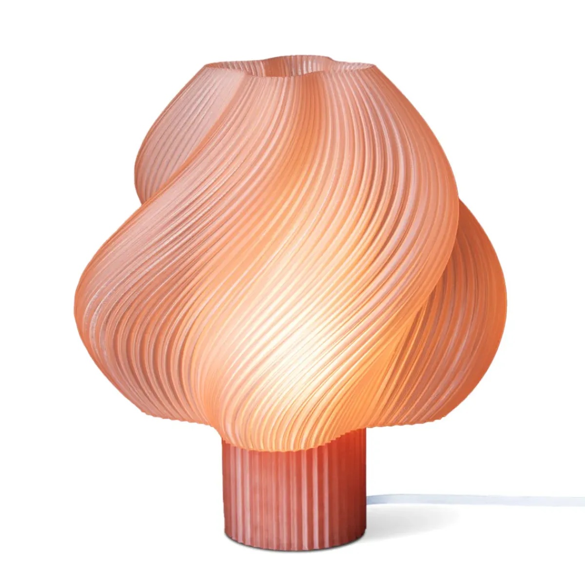 Crème Atelier Lampe Soft Serve - Peach Sorbet > Lampes De Table