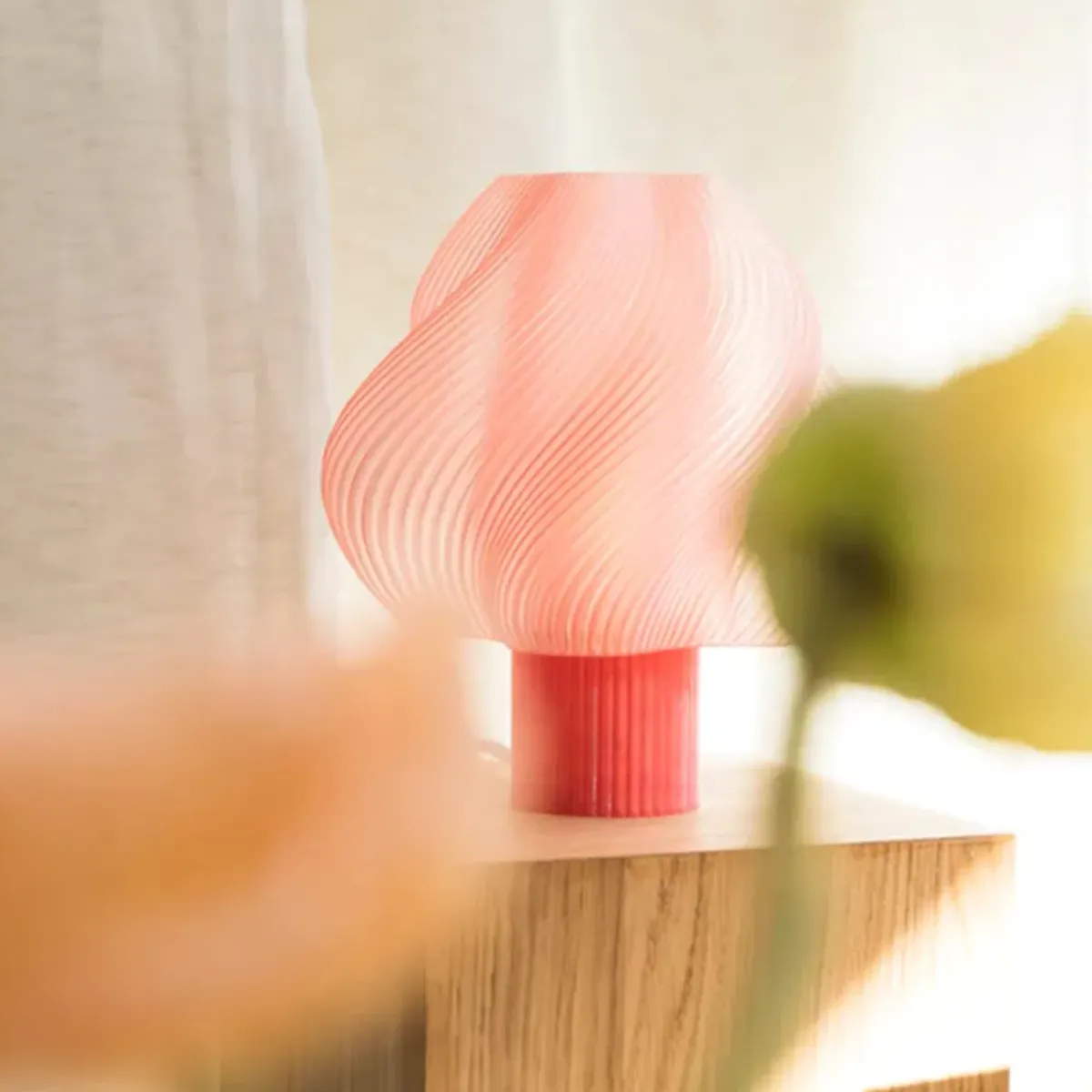Crème Atelier Lampe Soft Serve - Peach Sorbet > Lampes De Table