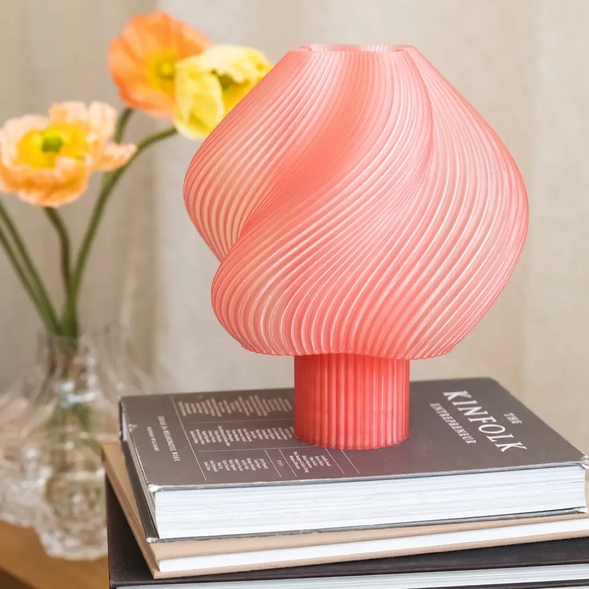 Crème Atelier Lampe Soft Serve - Peach Sorbet > Lampes De Table