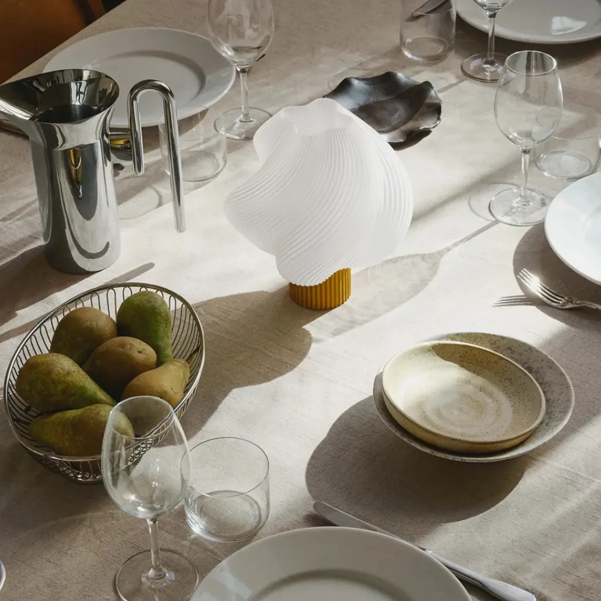 Crème Atelier Lampe Soft Serve Portable - Cloudberry > Lampes De Table