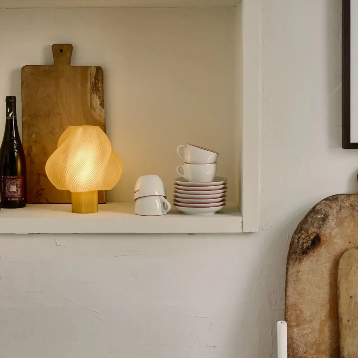 Crème Atelier Lampe Soft Serve Portable - Limoncello Sorbet > Lampes De Table