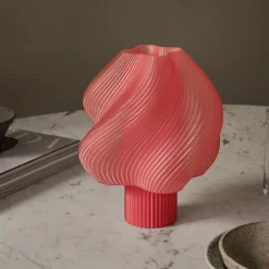 Crème Atelier Lampe Soft Serve Portable - Peach Sorbet > Lampes De Table