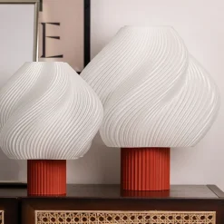 Crème Atelier Lampe Soft Serve - Rhubarb > Fabriqué En Europe|Recyclé