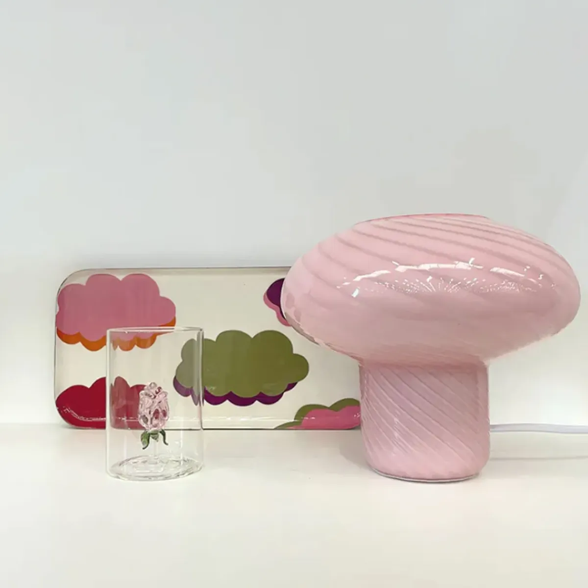 Sélectionné par Fleux Lampe Solène Spirale - ? 20 x h 18 cm > Recyclé|Lampes De Table