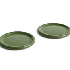 Hay Lot de 2 Assiettes Barro Ø 24 cm > Fabriqué En Europe|Assiettes & Couverts