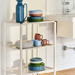 Hay Lot de 2 Assiettes Barro Ø 24 cm > Fabriqué En Europe|Assiettes & Couverts