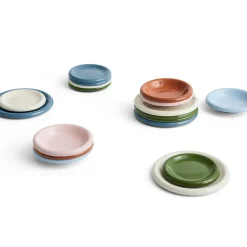 Hay Lot de 2 Assiettes Barro Ø 24 cm > Fabriqué En Europe|Assiettes & Couverts
