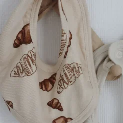 VACVAC Studio Lot de 2 Bavoirs Croissants Grands > Enfant Bavoirs