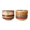 HK Living Lot de 4 Bols à Dessert Harbour 70s - ø 12,5 cm > Fabrication Artisanale|Bols & Coupelles