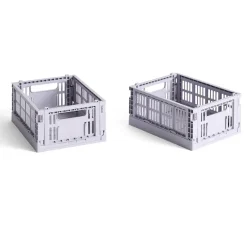 Hay Lot de 2 Caisses Crate Mini > Recyclé|Petits Rangements