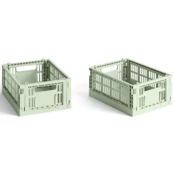 Hay Lot de 2 Caisses Crate Mini > Recyclé|Petits Rangements