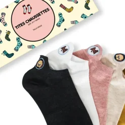 Tites Chaussettes Lot de 5 Chaussettes Chiens > Femme Chaussettes|Chaussettes