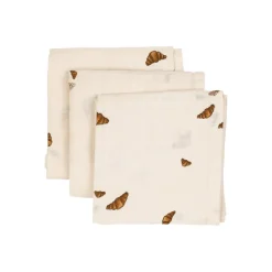 VACVAC Studio Lot de 3 Langes Croissants > Enfant Bavoirs