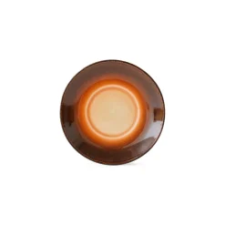 HK Living Lot de 4 Soucoupes Roasts en Céramique 70'S - 11.5 x 1.8 cm > Sets De Table & Dessous De Verre|Tasses & Mugs