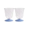&klevering Lot de 2 verres à eau - Dot > Carafes & Verres