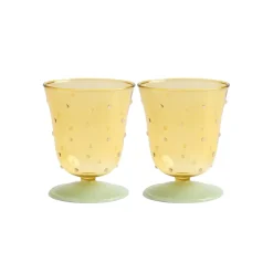 &klevering Lot de 2 verres à eau - Dot > Carafes & Verres
