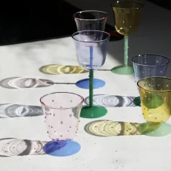 &klevering Lot de 2 verres à eau - Dot > Carafes & Verres