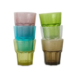 HK Living Lot de 6 Verres Eau Mineral - Ø 8,5 cm > Carafes & Verres