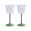 &klevering Lot de 2 verres à vin - Dot > Carafes & Verres