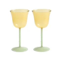 &klevering Lot de 2 verres à vin - Dot > Carafes & Verres