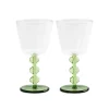 &klevering Lot de 2 verres à vin - Petal > Carafes & Verres