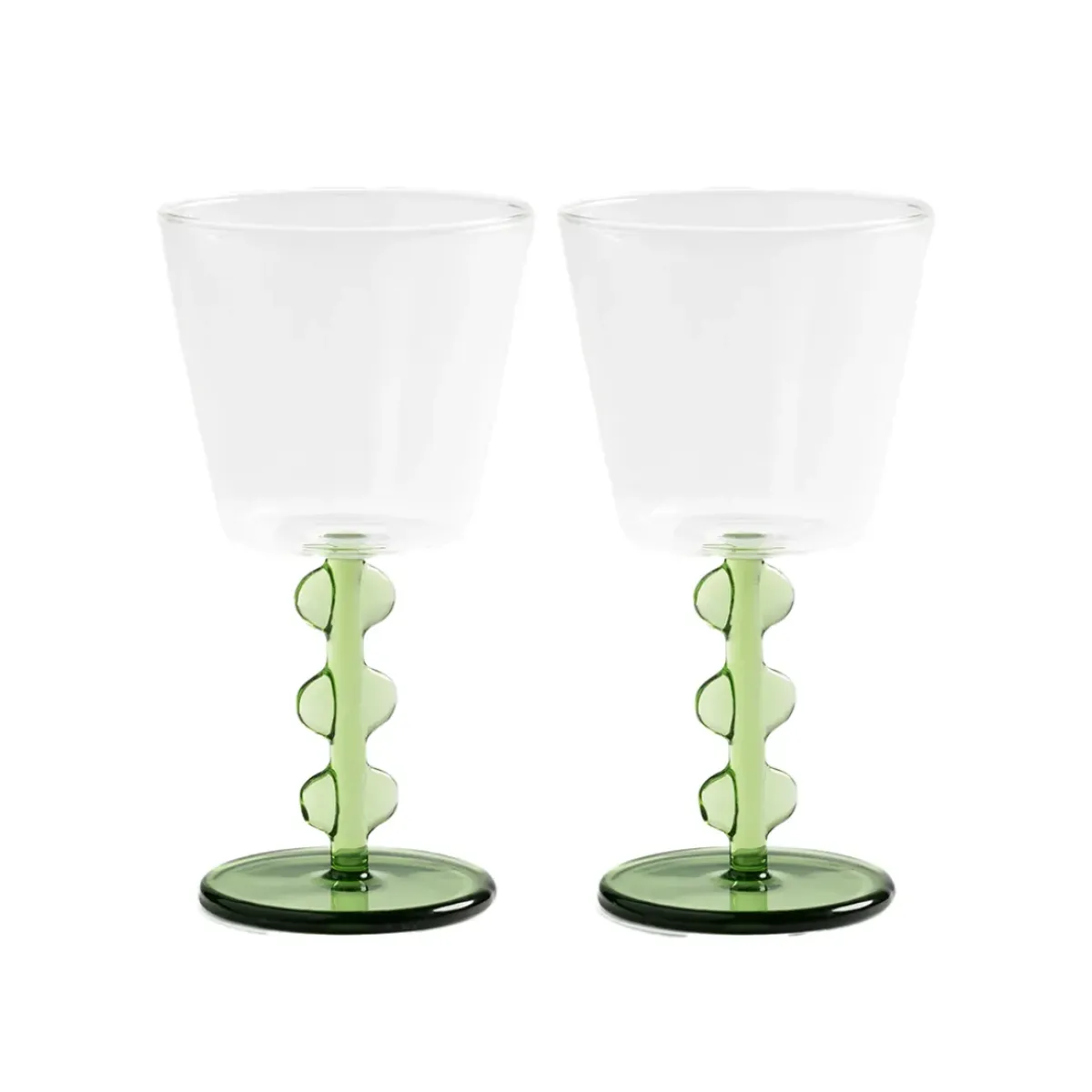 &klevering Lot de 2 verres à vin - Petal > Carafes & Verres