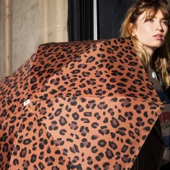 Anatole Mini Parapluie Aimé - Léopard > Femme Parapluies|Parapluies