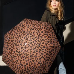 Anatole Mini Parapluie Aimé - Léopard > Femme Parapluies|Parapluies