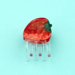 Coucou Suzette Mini Pince à cheveux Fraise > Mode|Accessoires Cheveux
