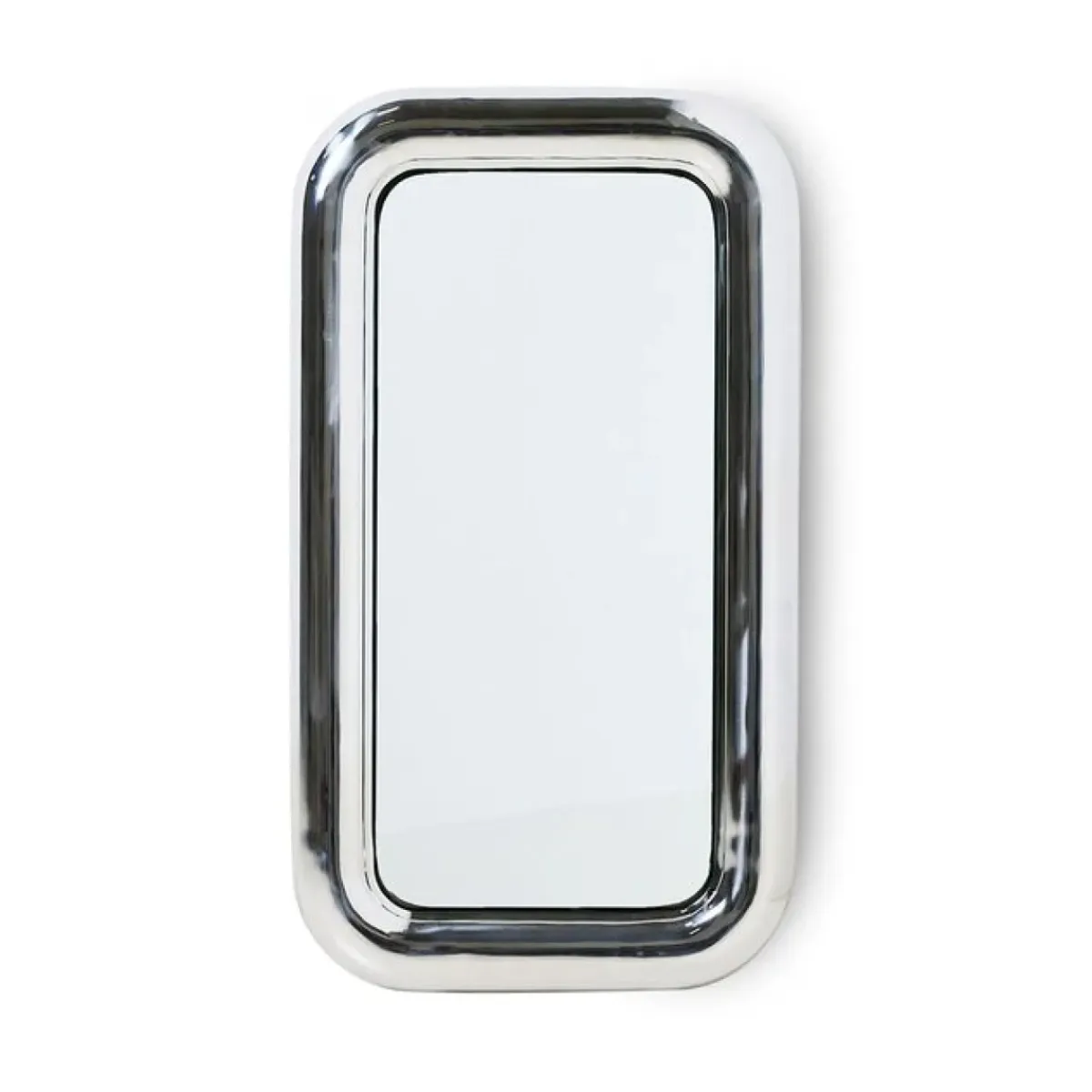 HK Living Miroir Chubby - 45 x 80 cm - Chrome > Miroirs