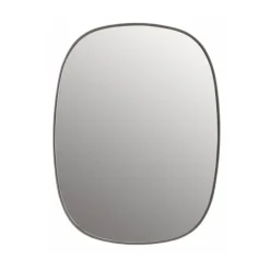 Muuto Miroir Framed - 59 x 44 cm - Gris > Miroirs