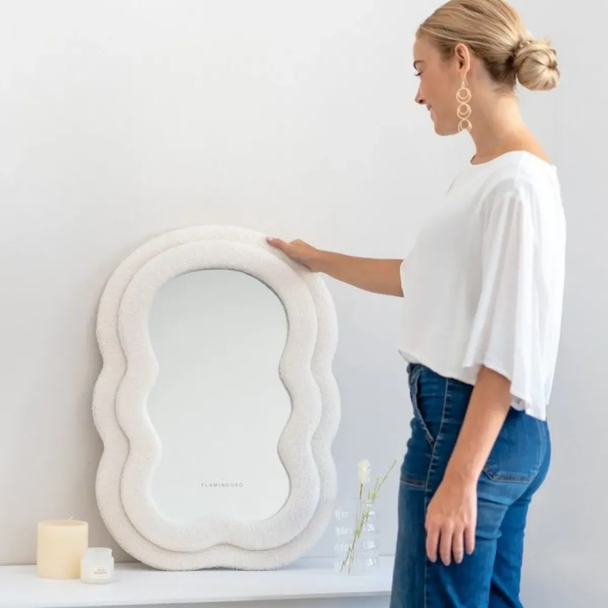 Sélectionné par Fleux Miroir ondulé Charlie Teddy > Miroirs