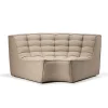 Ethnicraft Module d'angle arrondi canapé N701 - Beige > Canapés