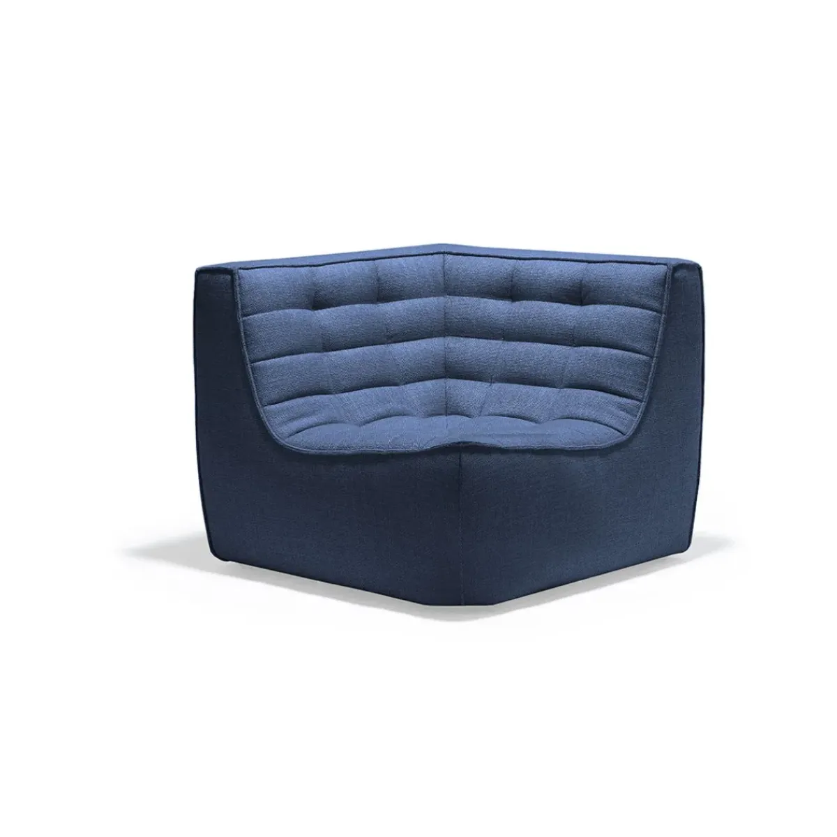 Ethnicraft Module d'angle canapé N701 - Bleu > Canapés