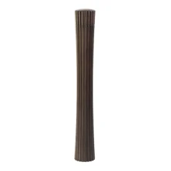 Legnoart Booster Moulin à Poivre et Sel Pleats - Frêne Thermo Foncé > Fabriqué En Europe|Fabrication Artisanale