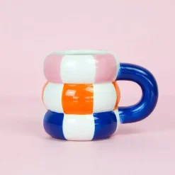 Sélectionné par Fleux Mug Bouée - Bleu > Bougies, Bougeoirs Et Allumettes