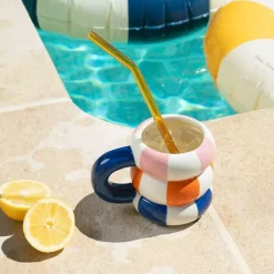 Sélectionné par Fleux Mug Bouée - Bleu > Bougies, Bougeoirs Et Allumettes
