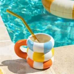 Sélectionné par Fleux Mug Bouée - Orange > Bougies, Bougeoirs Et Allumettes